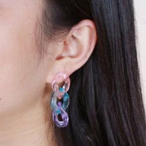 ❤️ 4/$15❤️ Holographic Chain Link Earrings